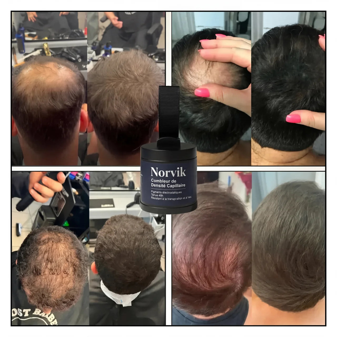 Novik - Poudre anti cheveux fins